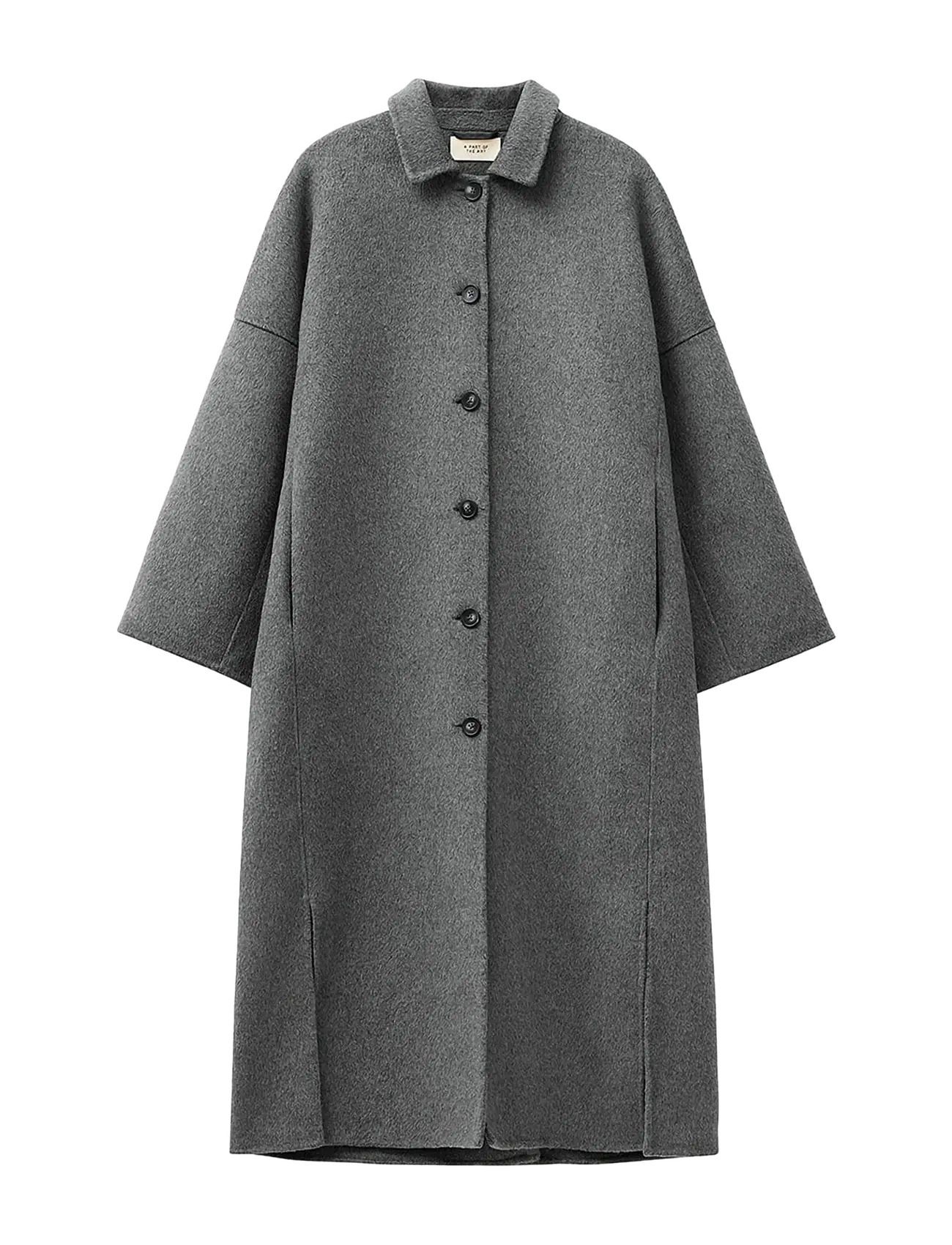 A Part Of The Art - LYRIC COAT CASHEMERE BLEND - grey melange - 1