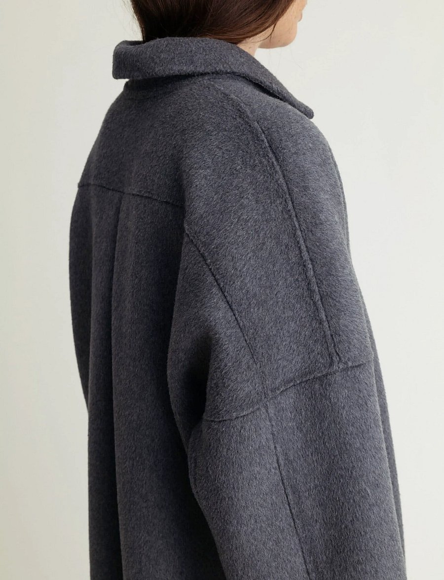 A Part Of The Art - LYRIC COAT CASHEMERE BLEND - grey melange - 2