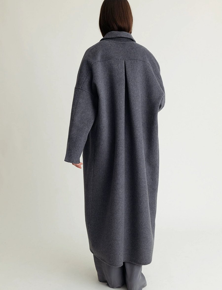 A Part Of The Art - LYRIC COAT CASHEMERE BLEND - grey melange - 3
