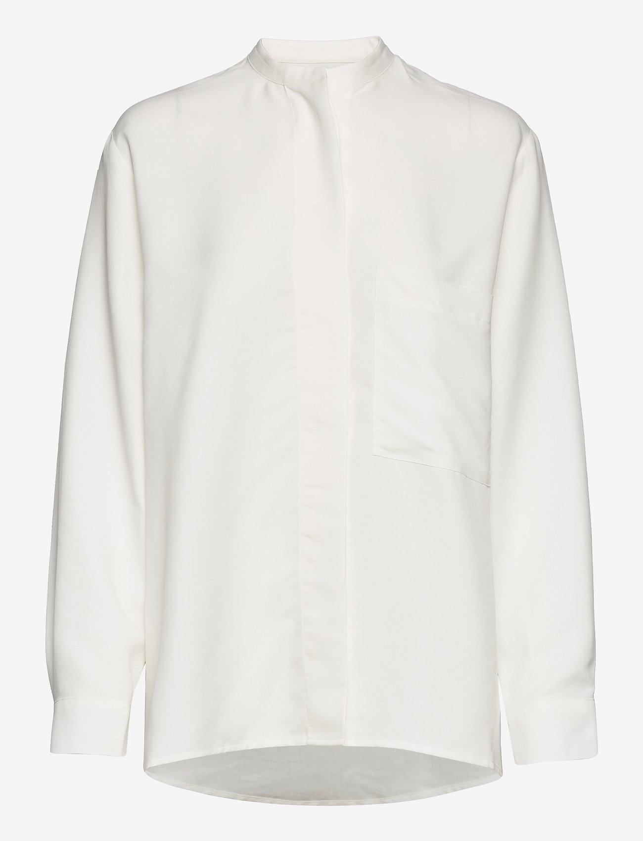 A Part Of The Art AIRY SHIRT SOFT MODAL WHITE - Kleding - WHITE / white
