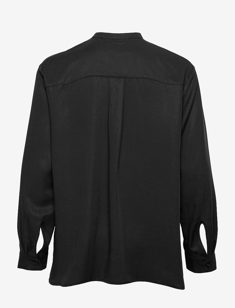 A Part Of The Art - AIRY SHIRT - langärmelige blusen - black - 2
