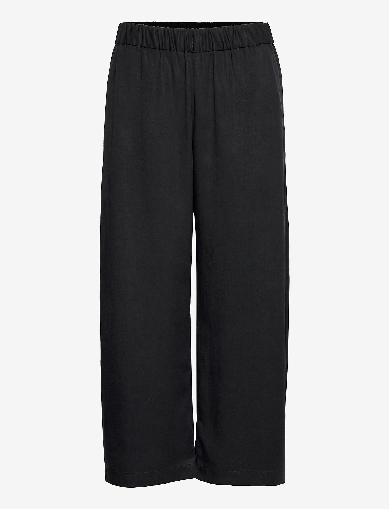 A Part Of The Art - AIRY PANTS - bukser med brede ben - black - 0