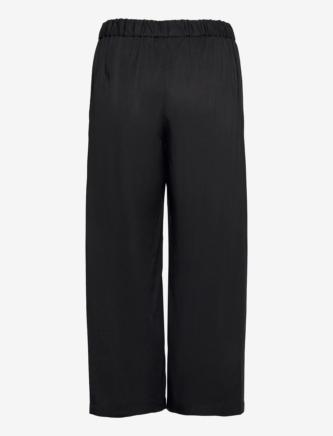 A Part Of The Art - AIRY PANTS - bukser med brede ben - black - 1