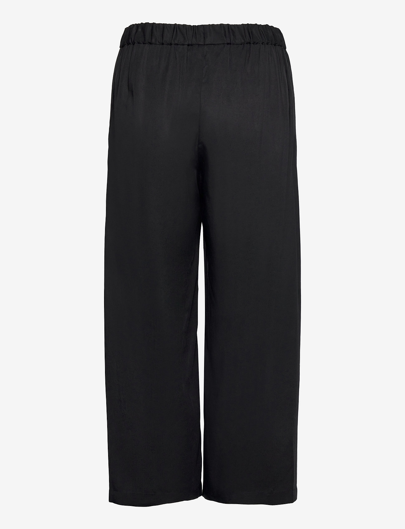 A Part Of The Art - AIRY PANTS - wide leg trousers - black - 1