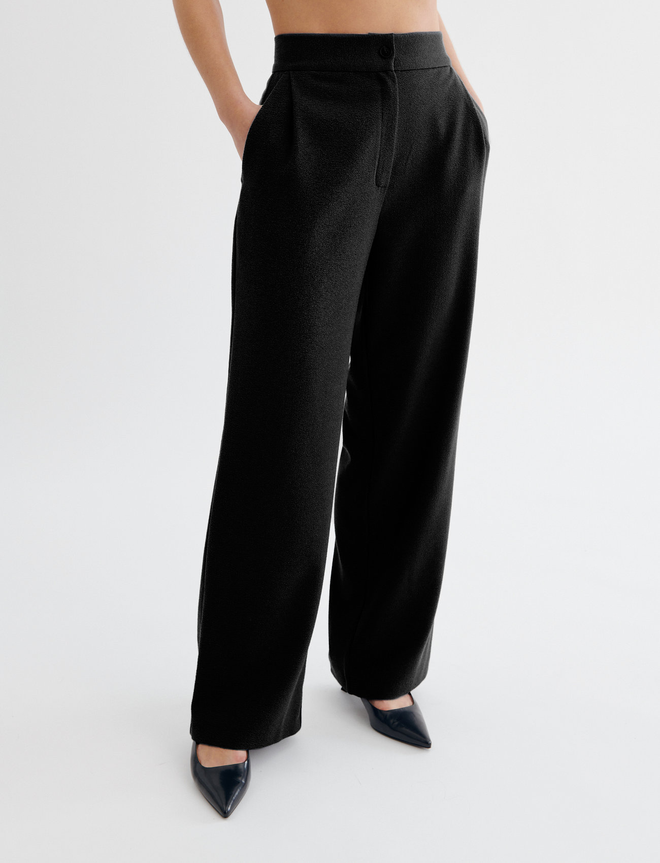 A Part Of The Art - SHORELINE PANTS - tailored trousers - black - 1