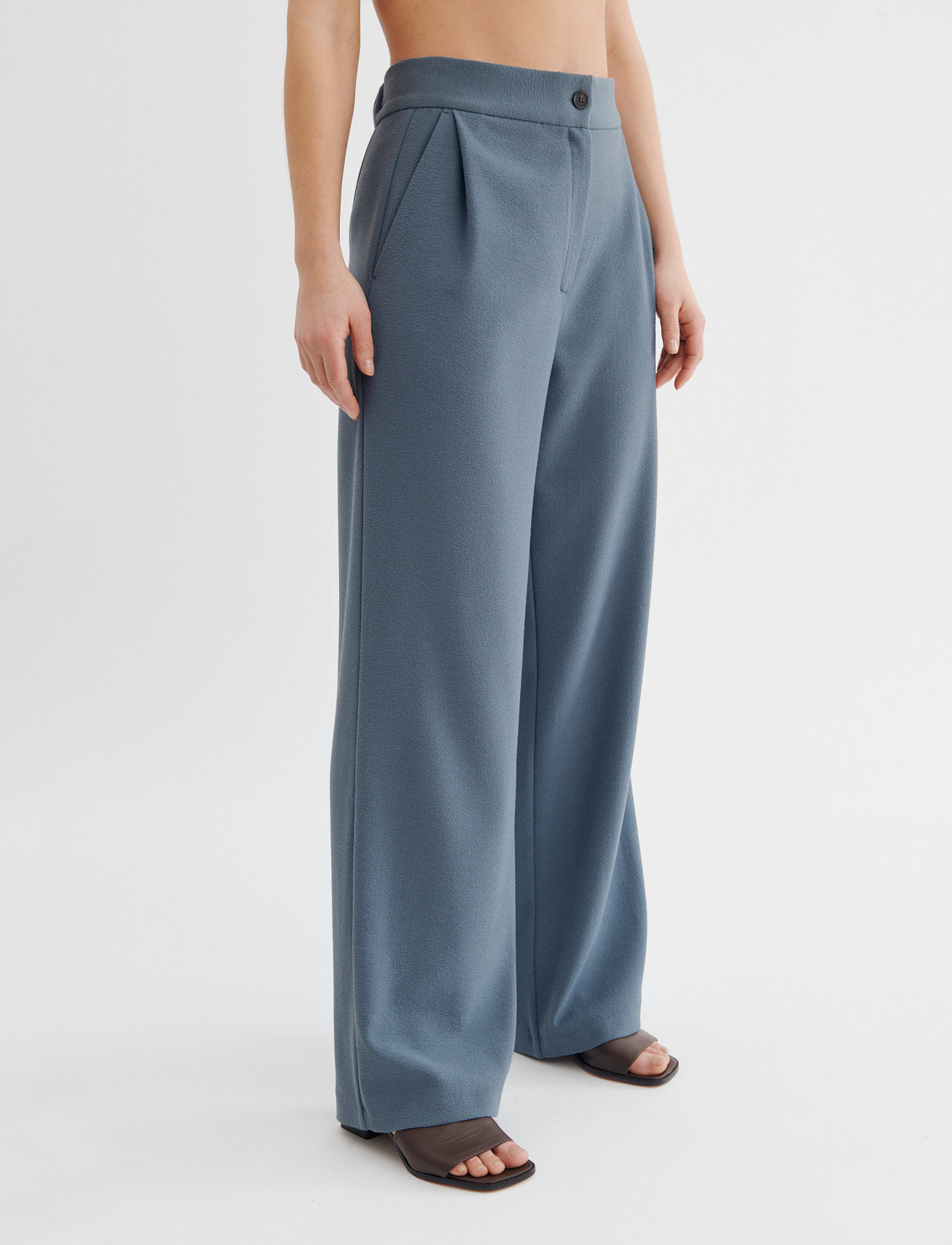 A Part Of The Art - SHORELINE PANTS - tailored trousers - ocean blue - 1