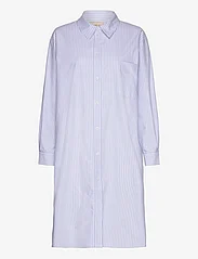 A Part Of The Art - SHORELINE DRESS - skjortekjoler - oxford blue white stripe - 0