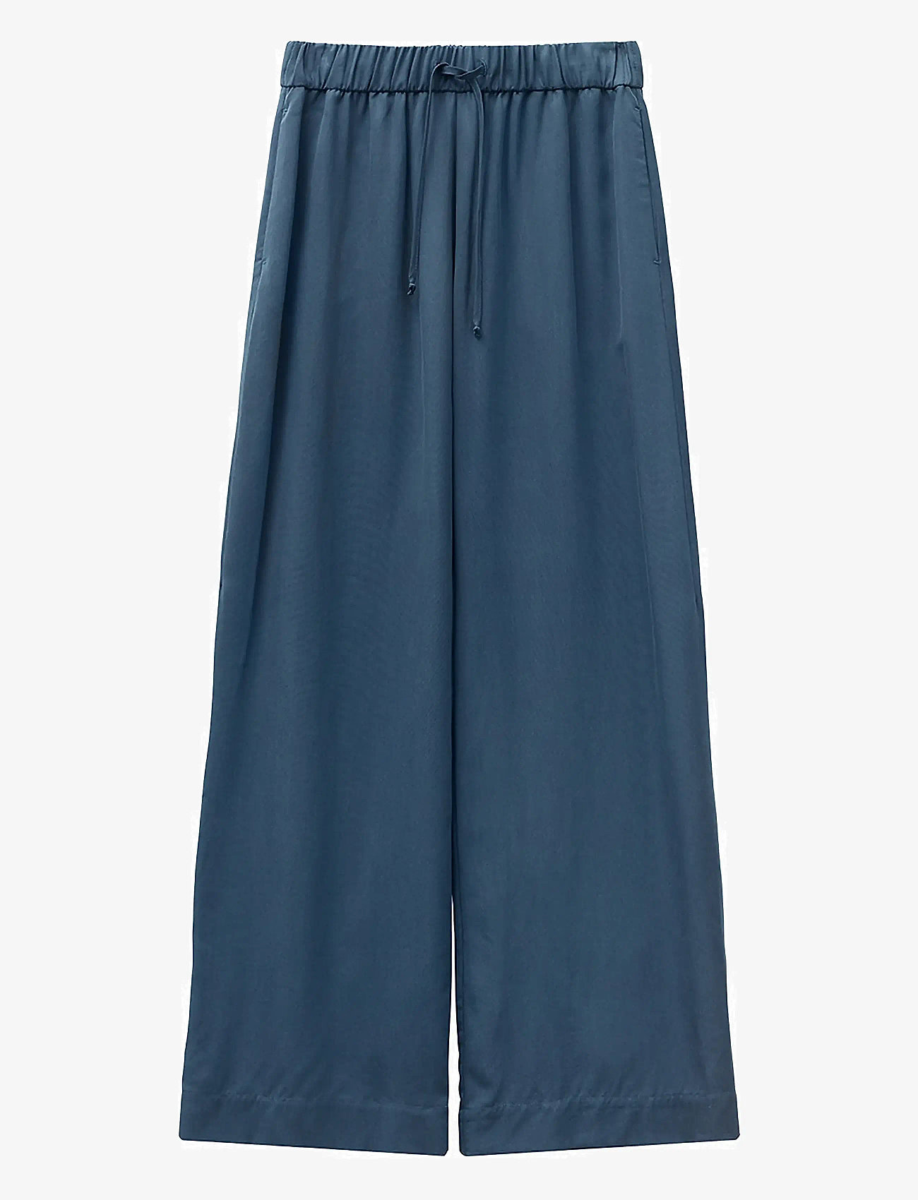 A Part Of The Art Vacant Pants Ocean Blue Lyocell (APOWW251303) - Wide ...