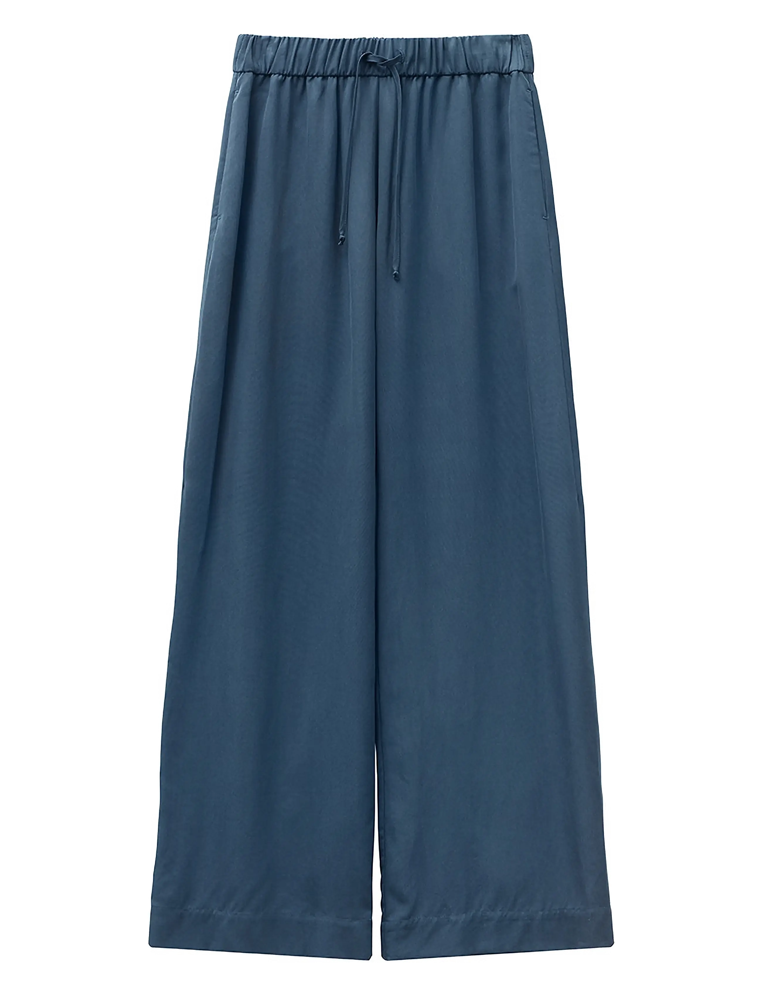 A Part Of The Art - VACANT PANTS OCEAN BLUE LYOCELL - ocean blue - 0