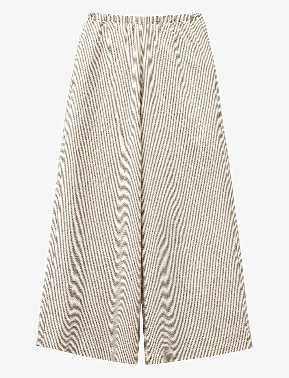 A Part Of The Art - ALLURE PANTS - laia säärega püksid - nougat stripe - 0