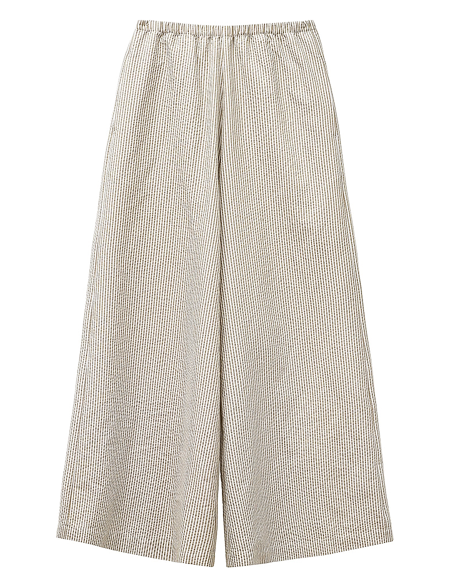 A Part Of The Art - ALLURE PANTS - pantalons larges - nougat stripe - 0