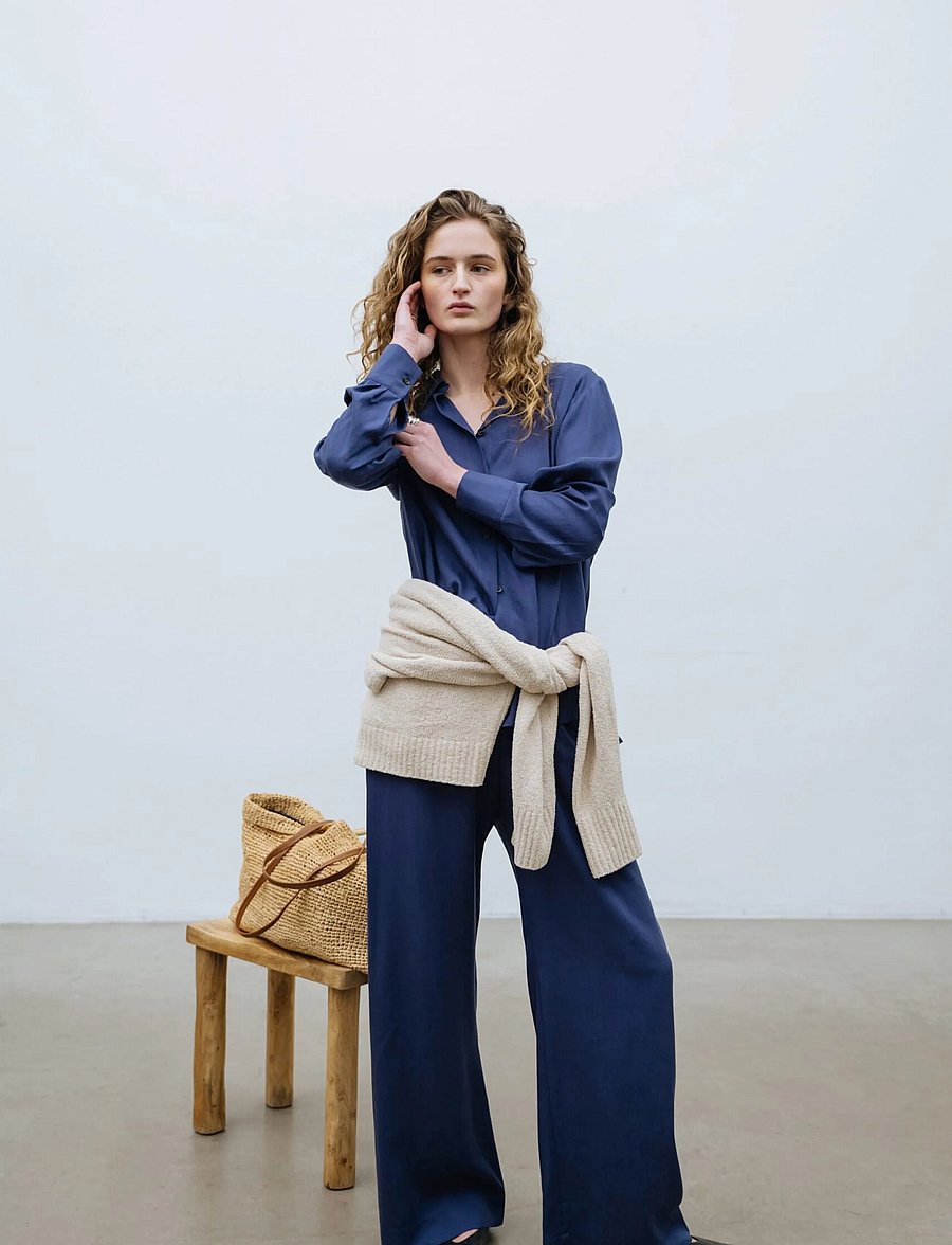 A Part Of The Art - DAILY SHIRT - langærmede skjorter - ocean blue - 4