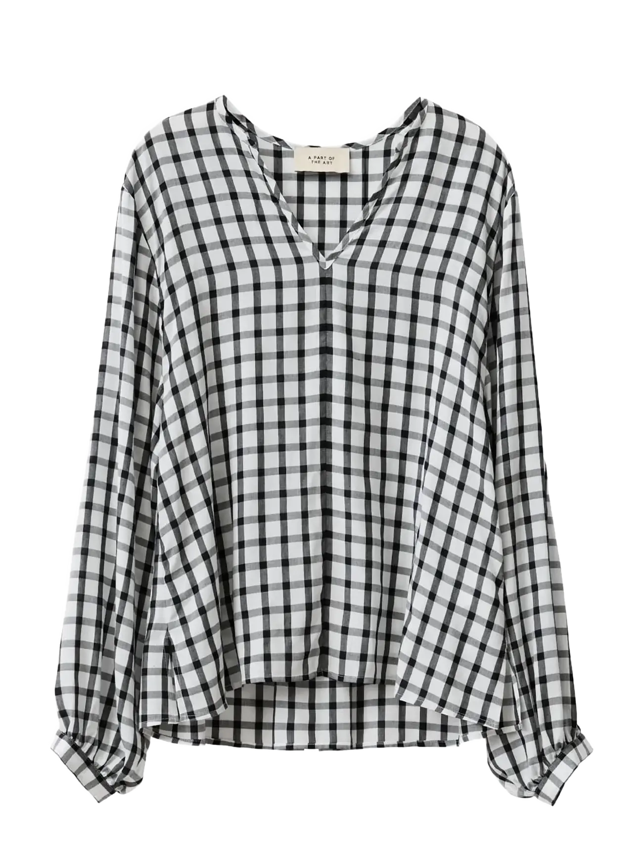 A PART OF THE ART Horizon Bluse Schwarz - S - Damen