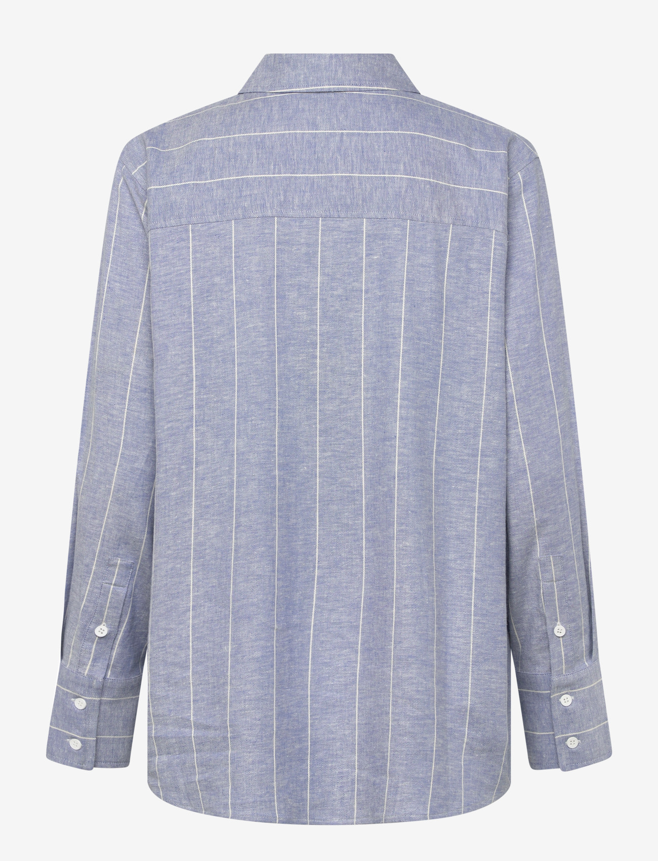 A Part Of The Art - Bold Shirt - chemises de lin - denim blue white stripe - 1