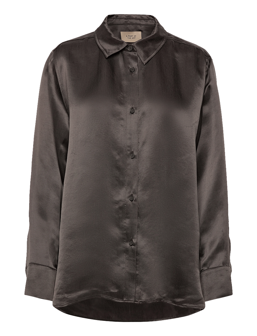 A Part Of The Art - BOLD SHIRT - langärmlige hemden - bitter chocolate - 1