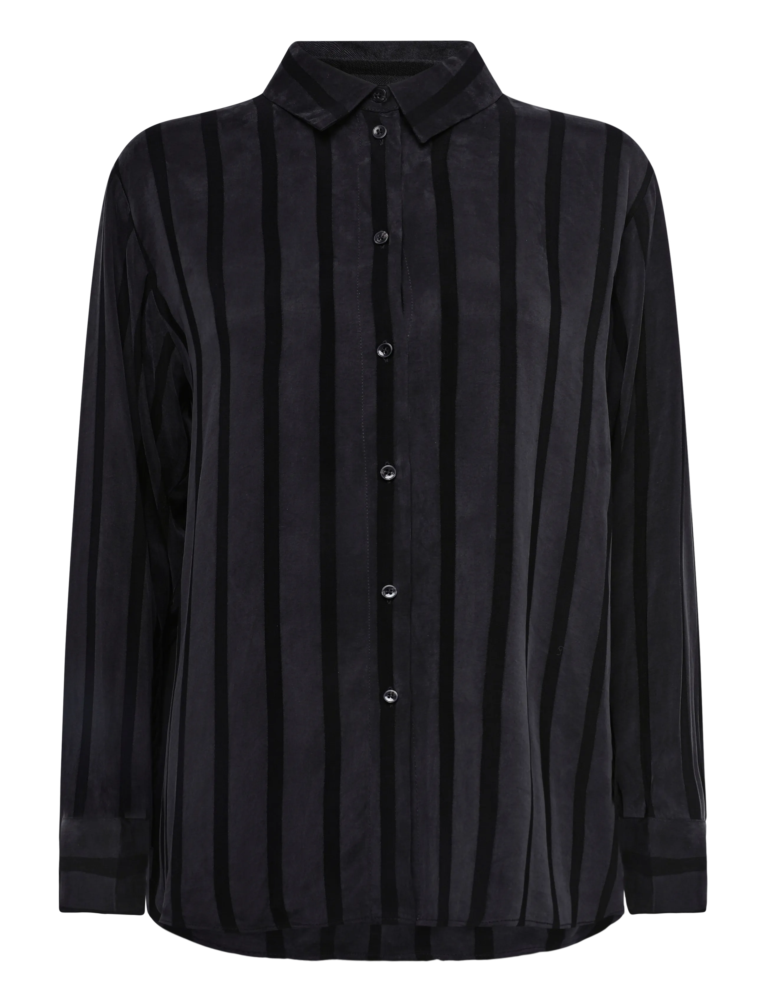A Part Of The Art DAILY SHIRT WIDE STRIPE - Igapäevane stiil - BLACK STRIPE / black