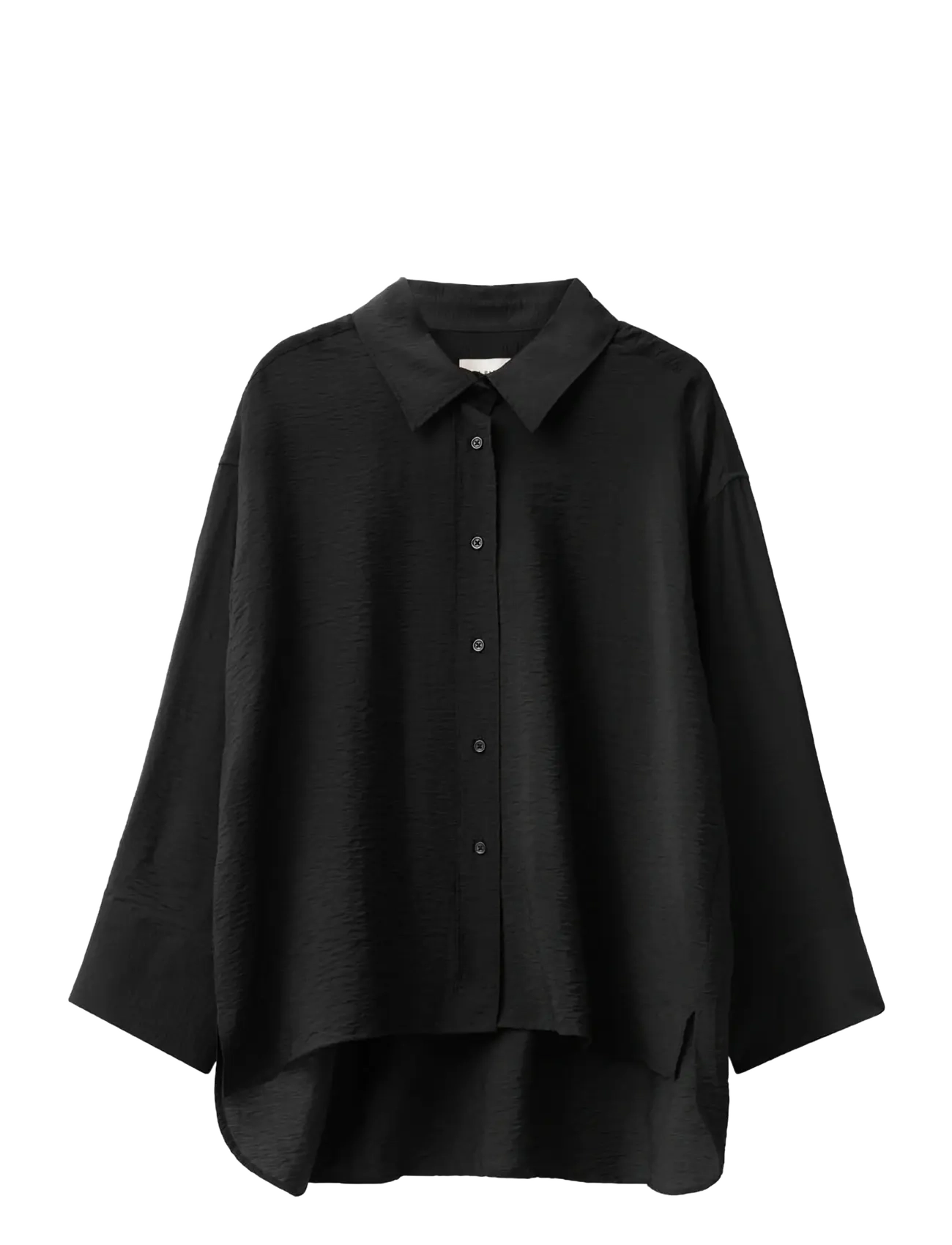 A Part Of The Art SOUL CRINKLED SHIRT - Basics - BLACK / black