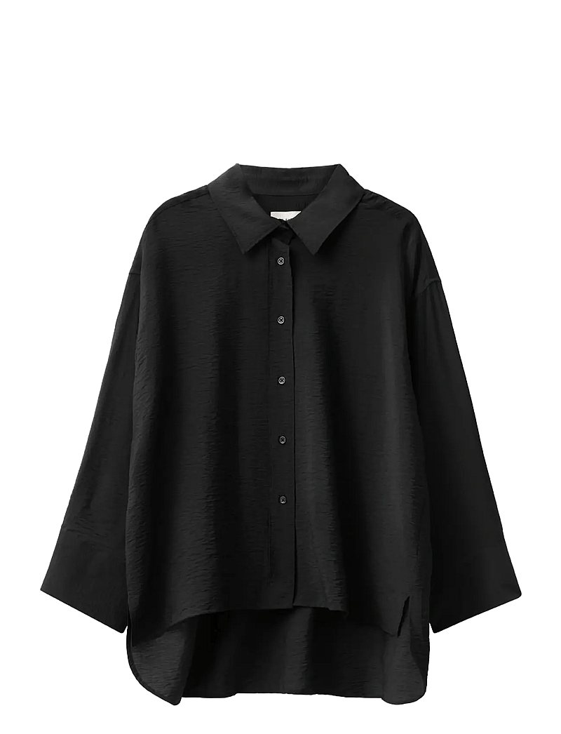 A Part Of The Art - SOUL CRINKLED SHIRT - overhemden met lange mouwen - black - 1