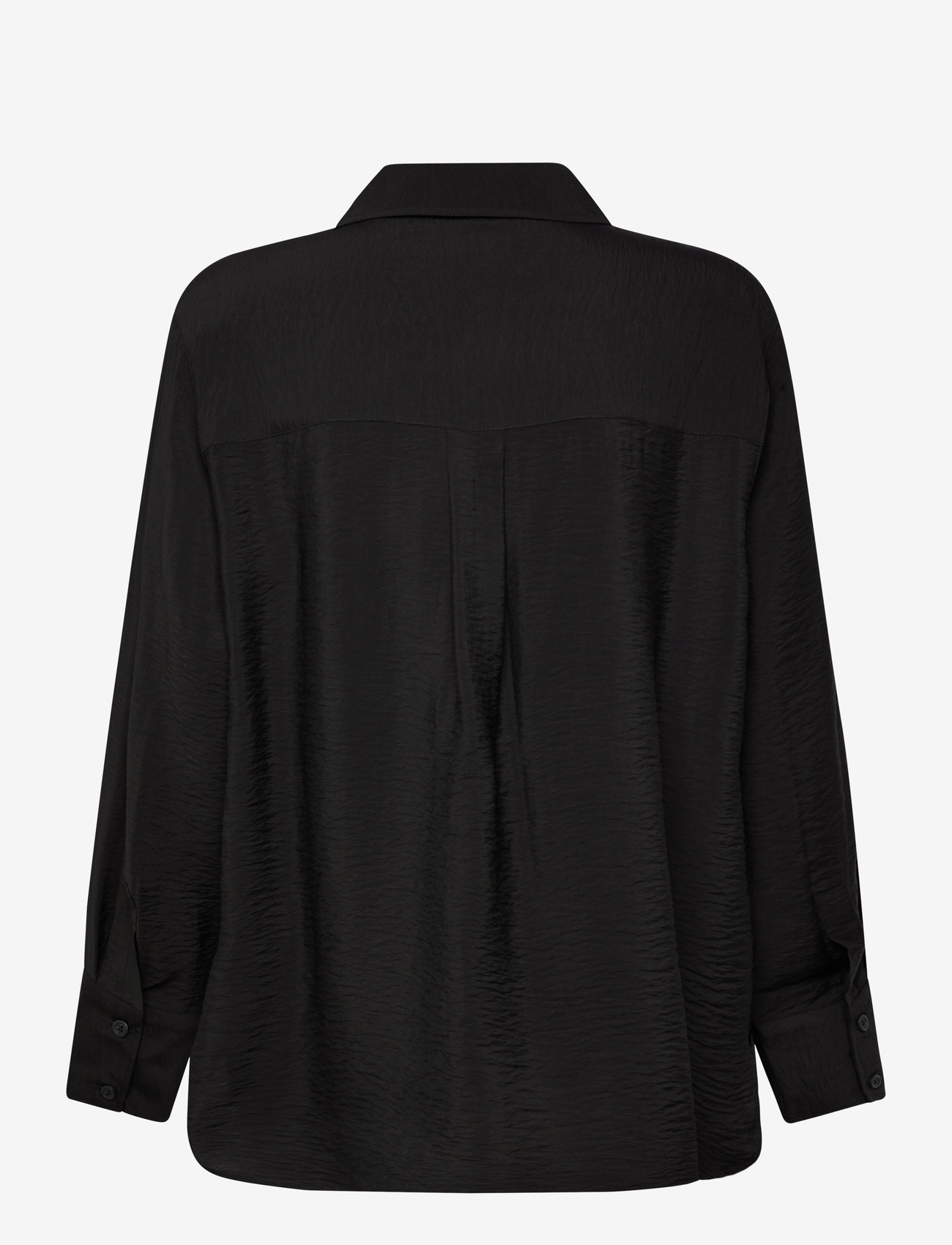 A Part Of The Art - SOUL CRINKLED SHIRT - langærmede skjorter - black - 1