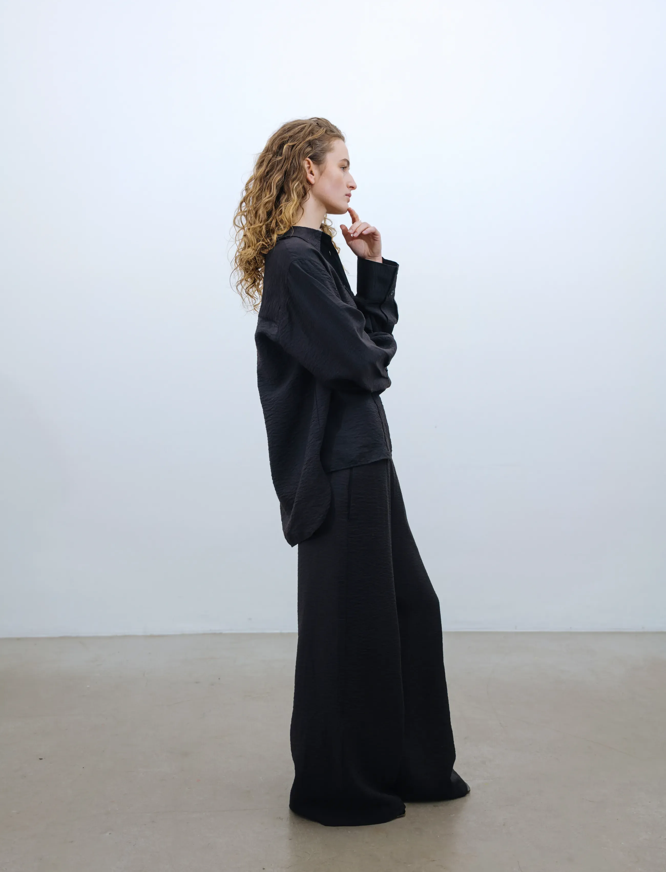 A Part Of The Art - SOUL CRINKLED SHIRT - chemises à manches longues - black - 3