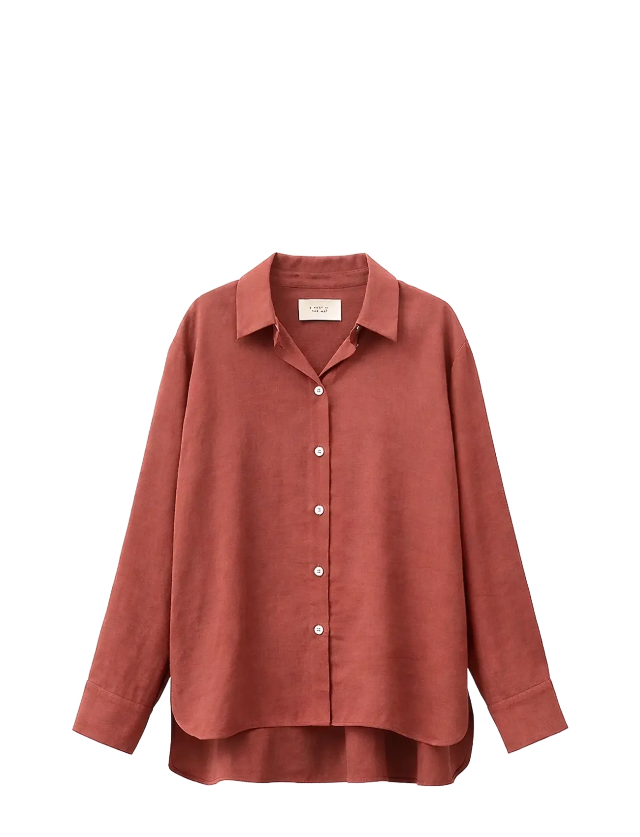 A Part Of The Art DAILY SHIRT - Transitional Layering - DUSTY ROSEWOOD / red