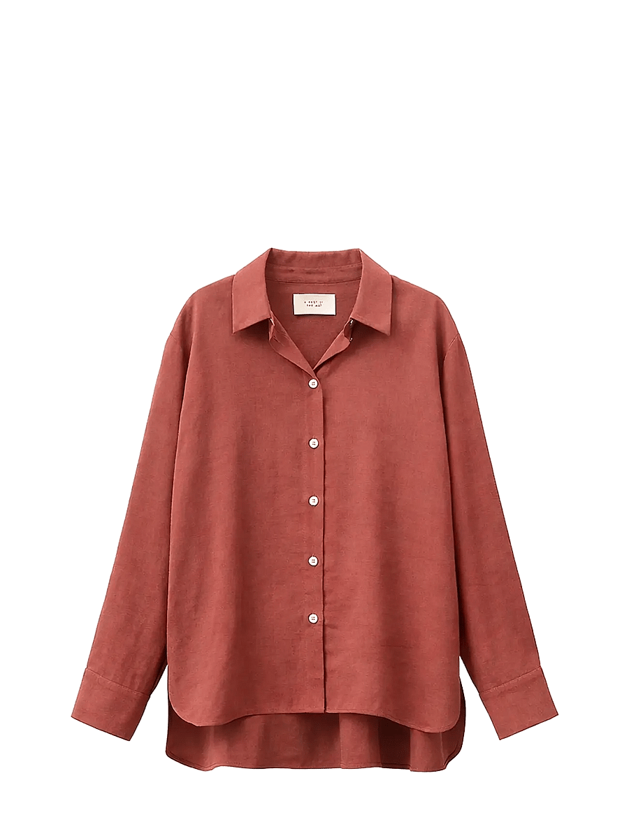 A Part Of The Art - DAILY SHIRT - langärmlige hemden - dusty rosewood - 1