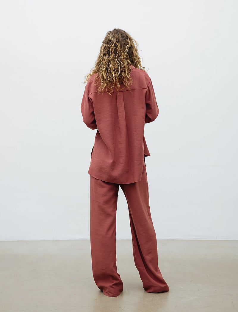 A Part Of The Art - DAILY SHIRT - långärmade skjortor - dusty rosewood - 2