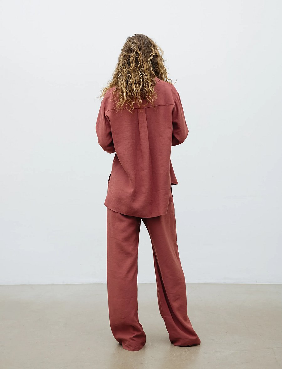 A Part Of The Art - DAILY SHIRT - langärmlige hemden - dusty rosewood - 2