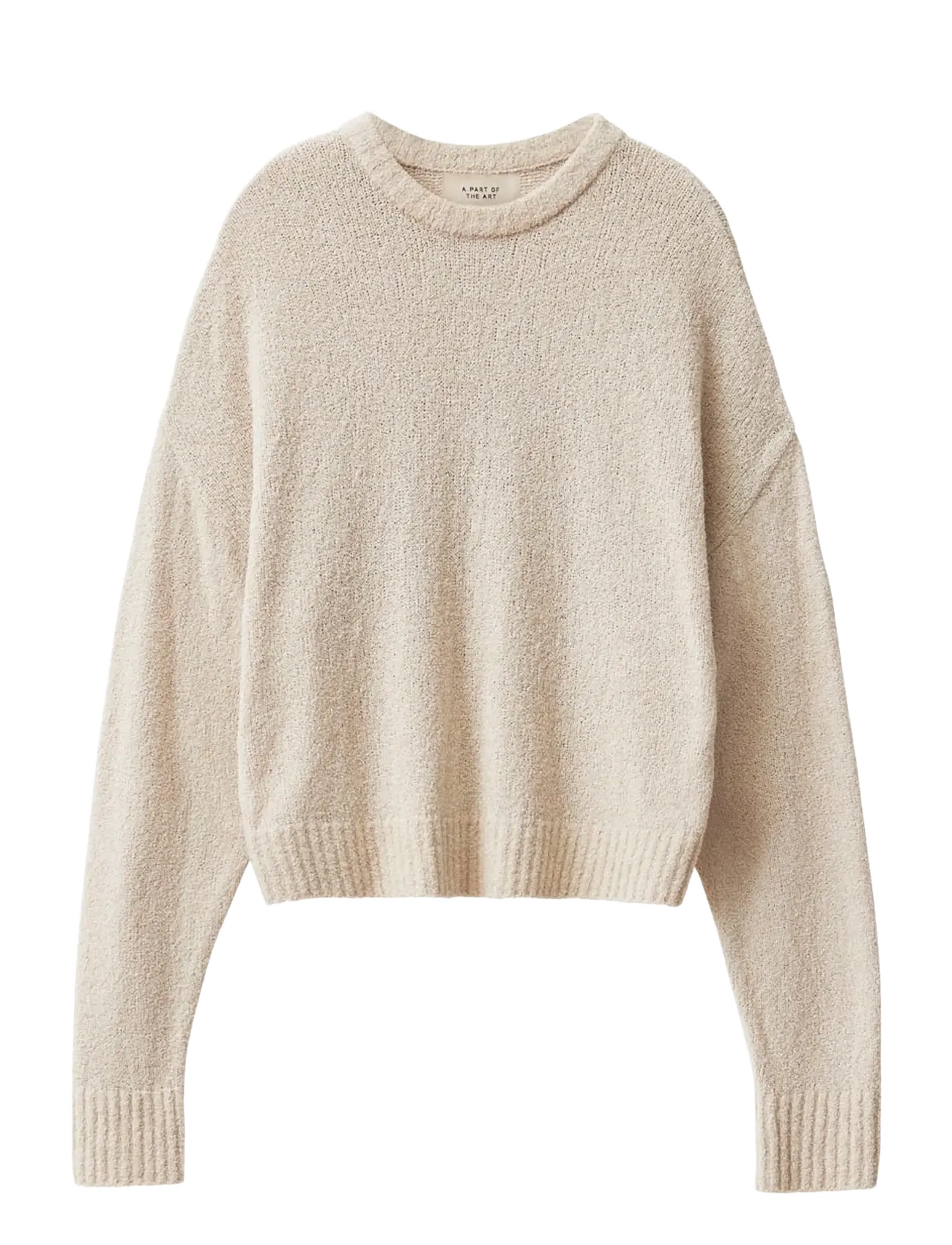 A Part Of The Art CALM KNIT - Pullover - LINEN / beige