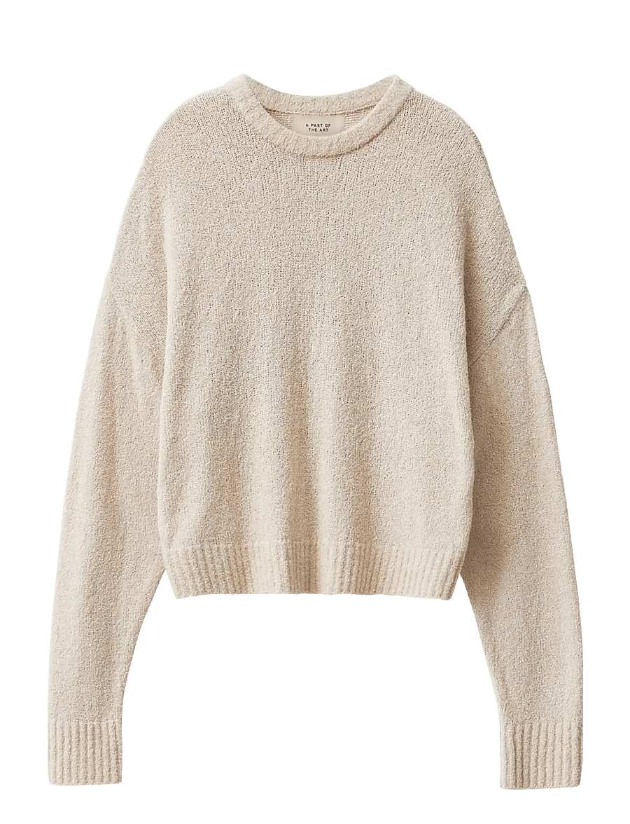 A Part Of The Art - CALM KNIT - striktrøjer - linen - 1