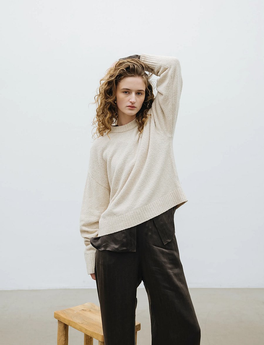 A Part Of The Art - CALM KNIT - striktrøjer - linen - 3