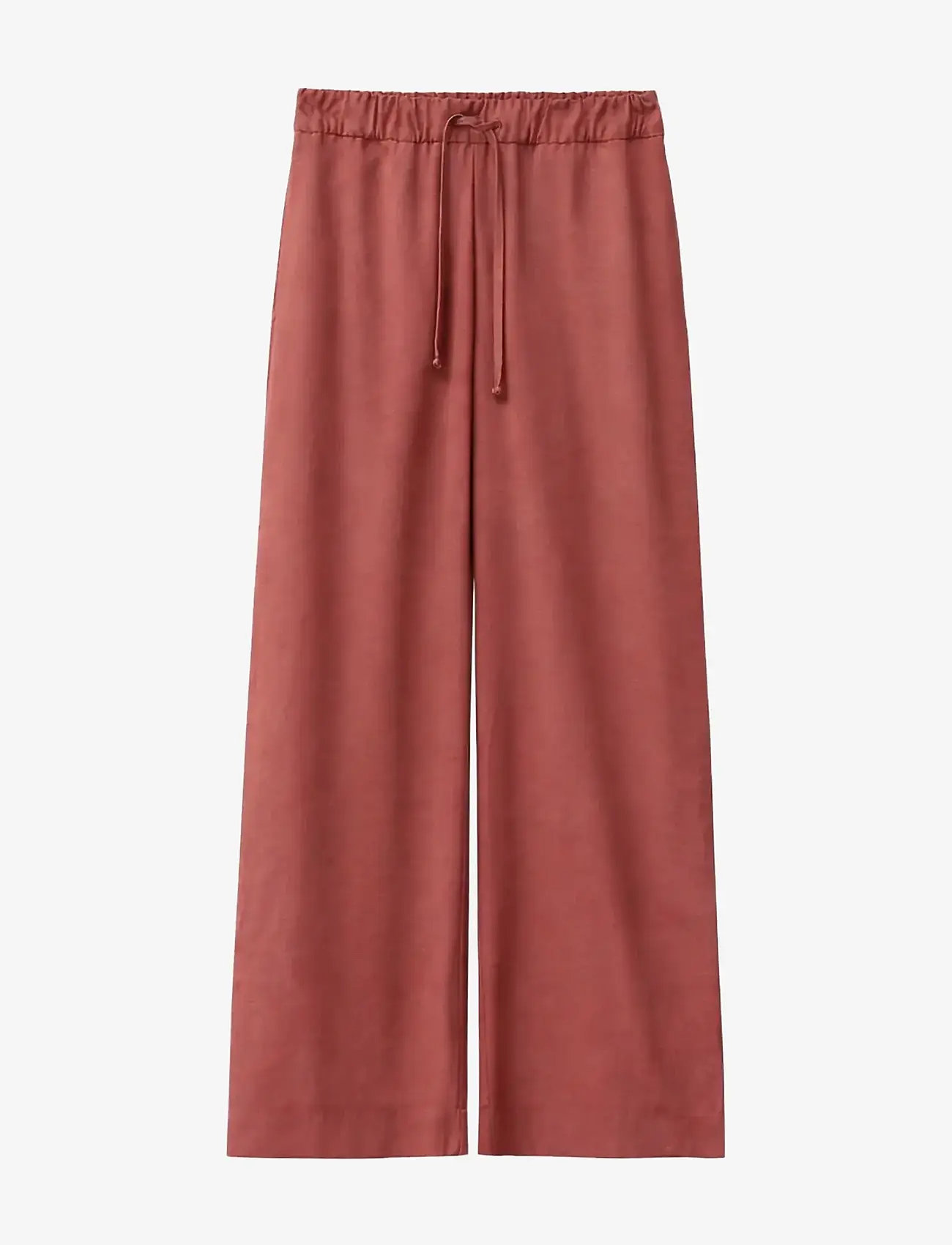A Part Of The Art - VACANT PANTS - wide leg trousers - dusty rosewood - 1