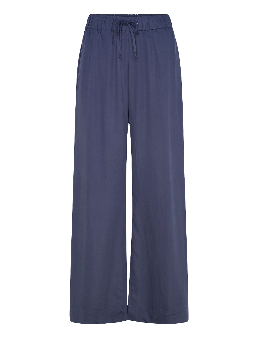 A Part Of The Art - VACANT PANTS - bukser med brede ben - ocean blue - 0