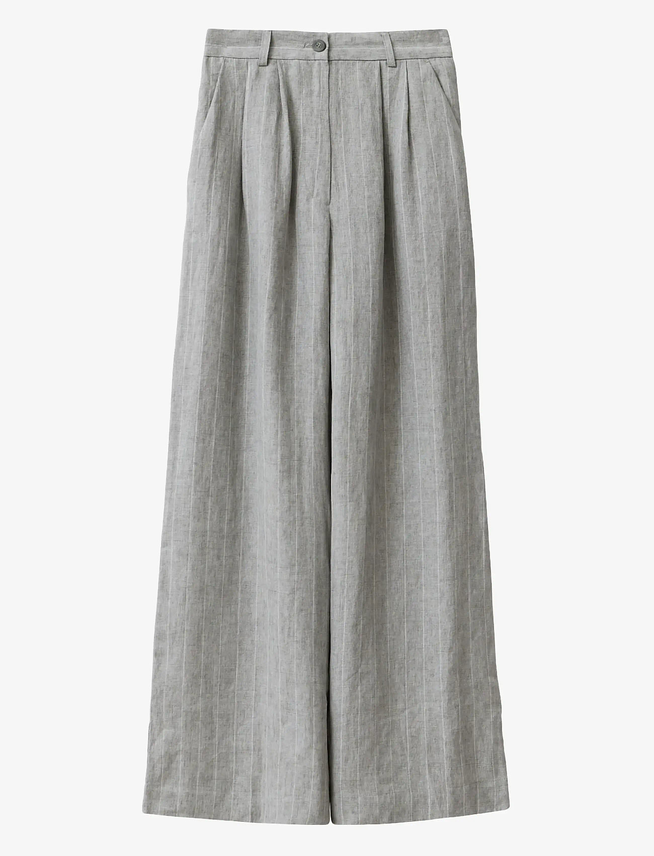 A Part Of The Art - DREAMY PANTS - vida byxor - grey with white stripe - 1