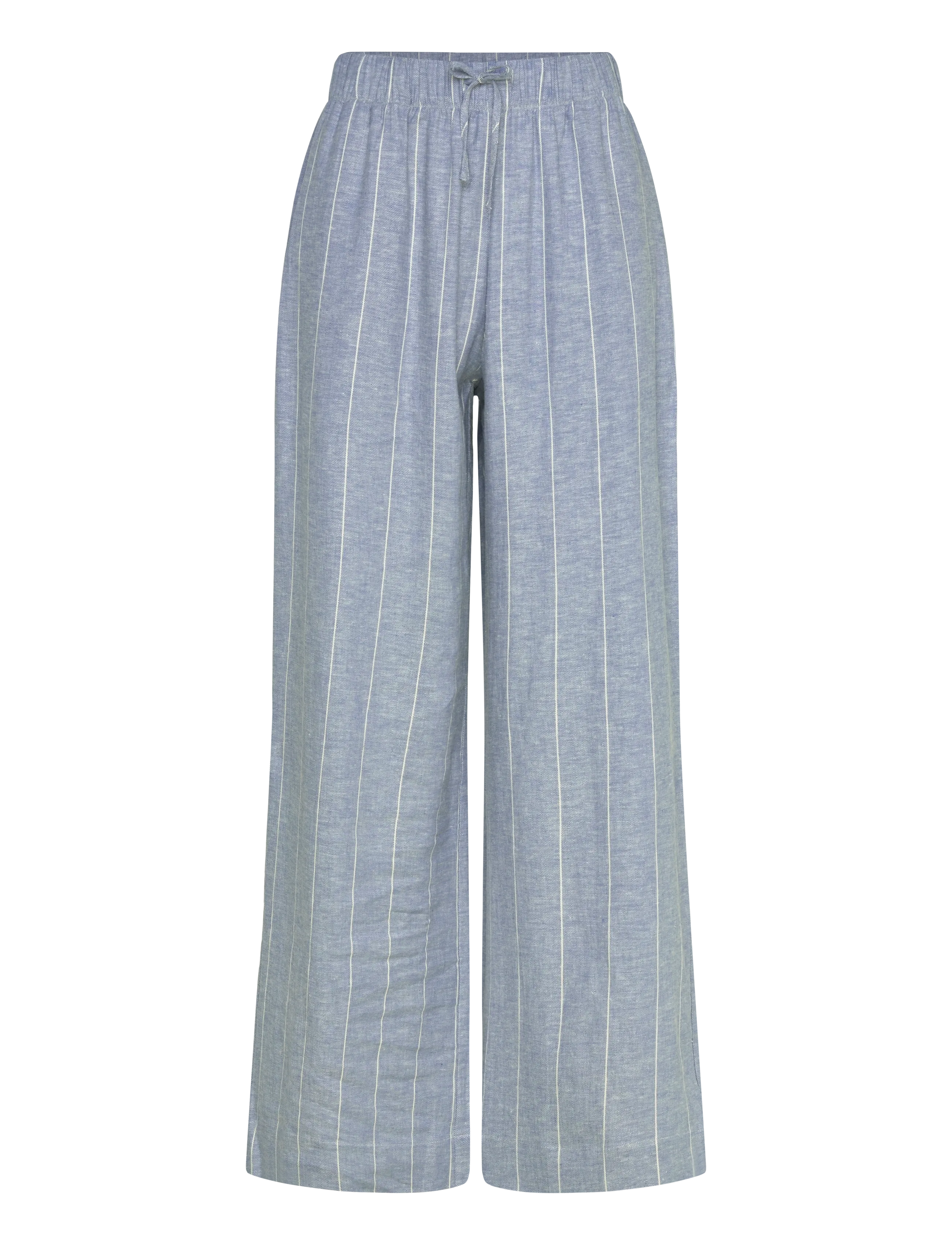 A Part Of The Art VACANT PANTS - Vêtements - DENIM BLUE WHITE STRIPE / blue