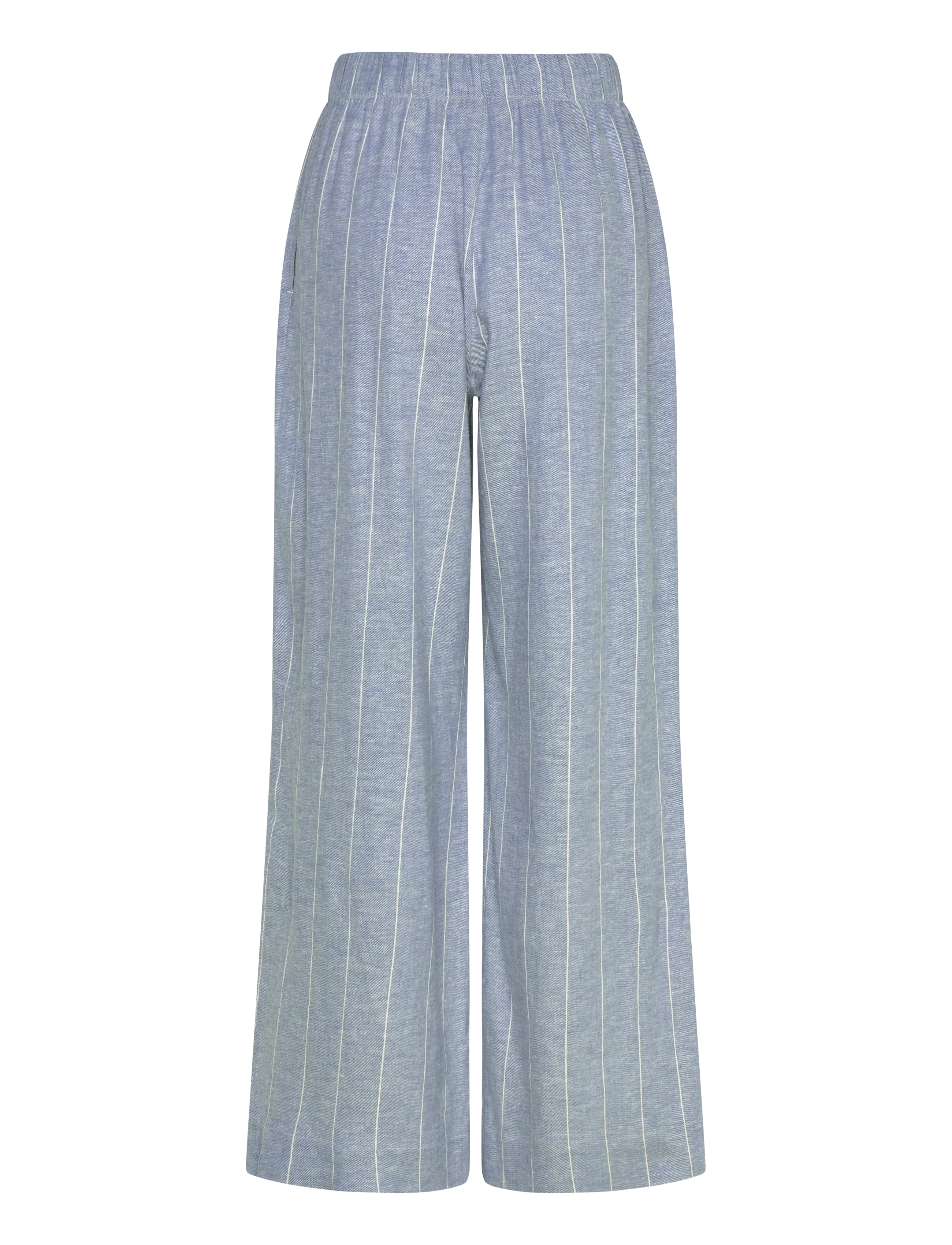 A Part Of The Art - VACANT PANTS - hørbukser - denim blue white stripe - 2