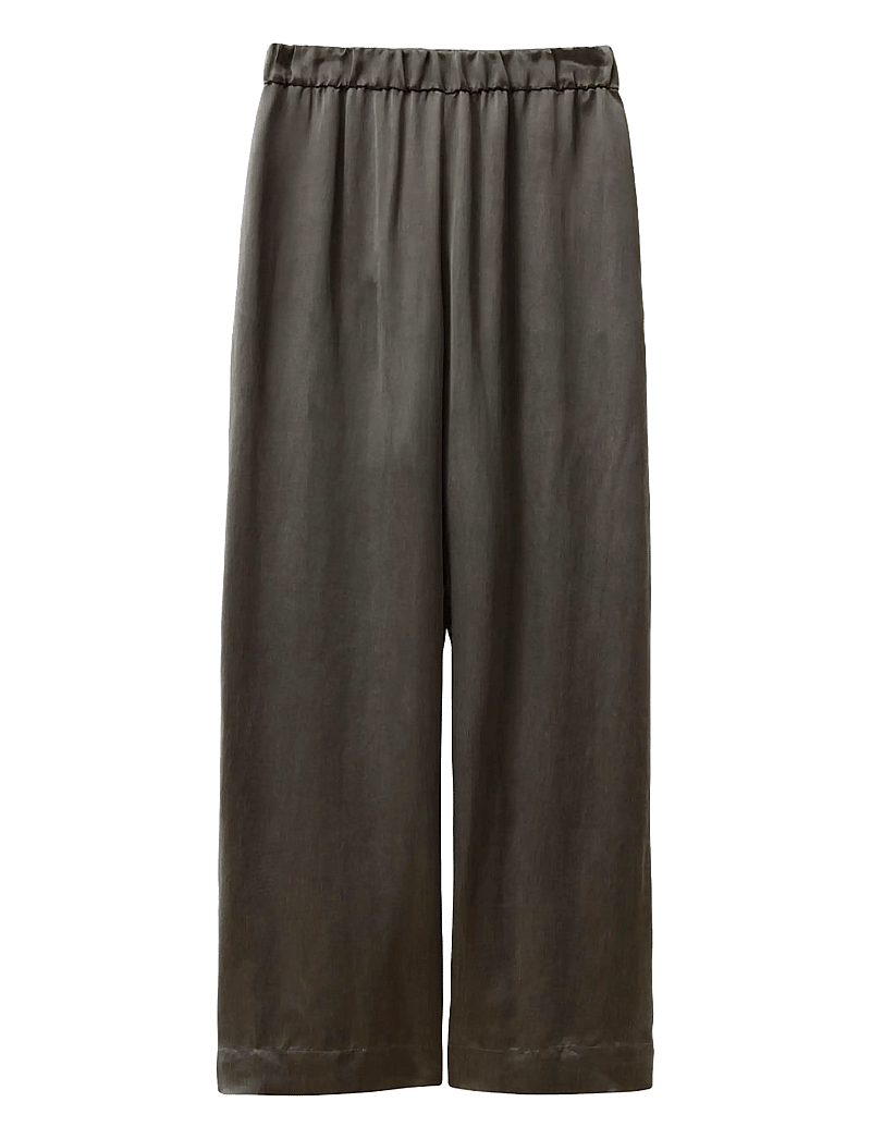 A Part Of The Art - DAILY PANTS - hosen mit weitem bein - bitter chocolate - 0