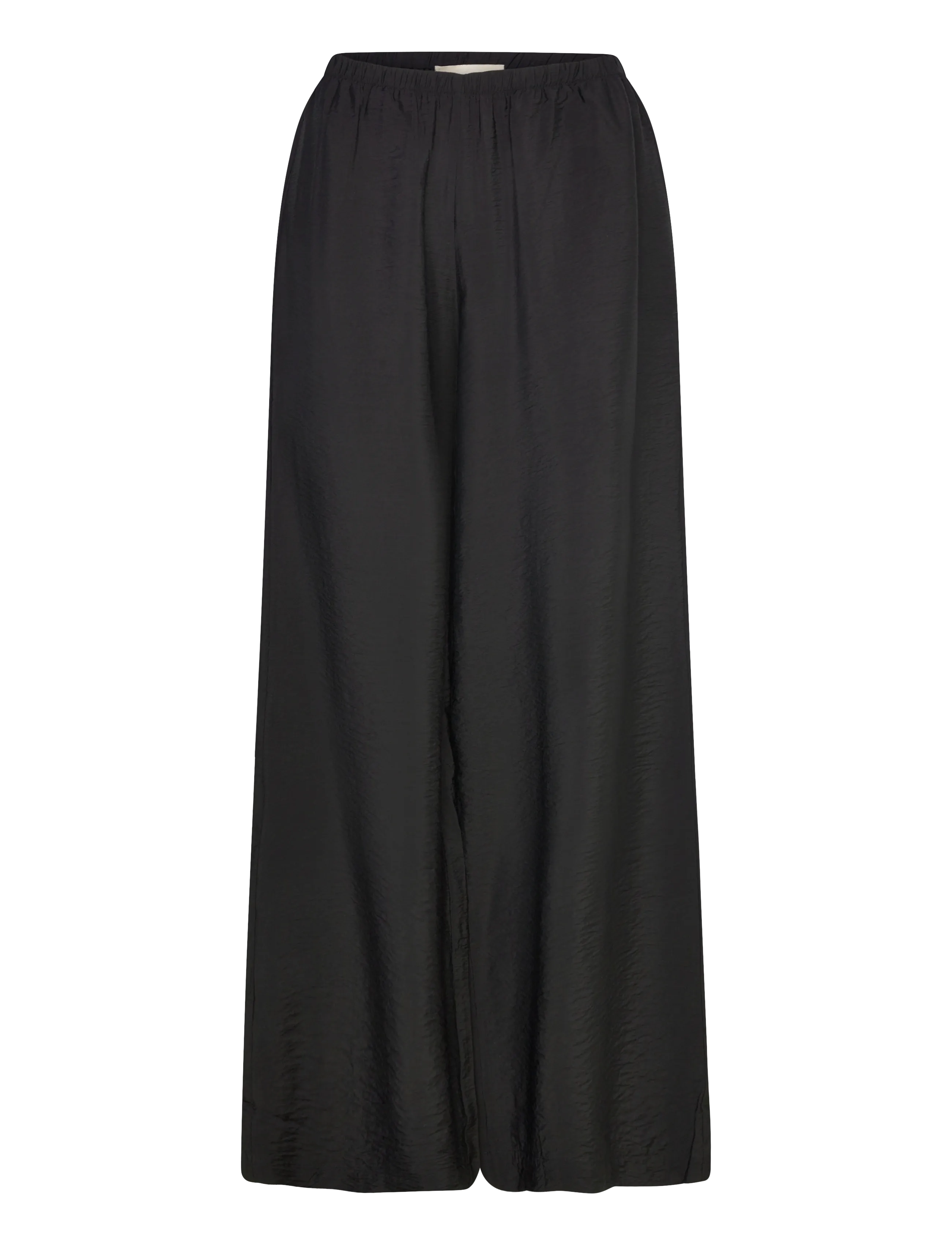 A Part Of The Art ALLURE CRINKLED PANTS - Uus - BLACK / black