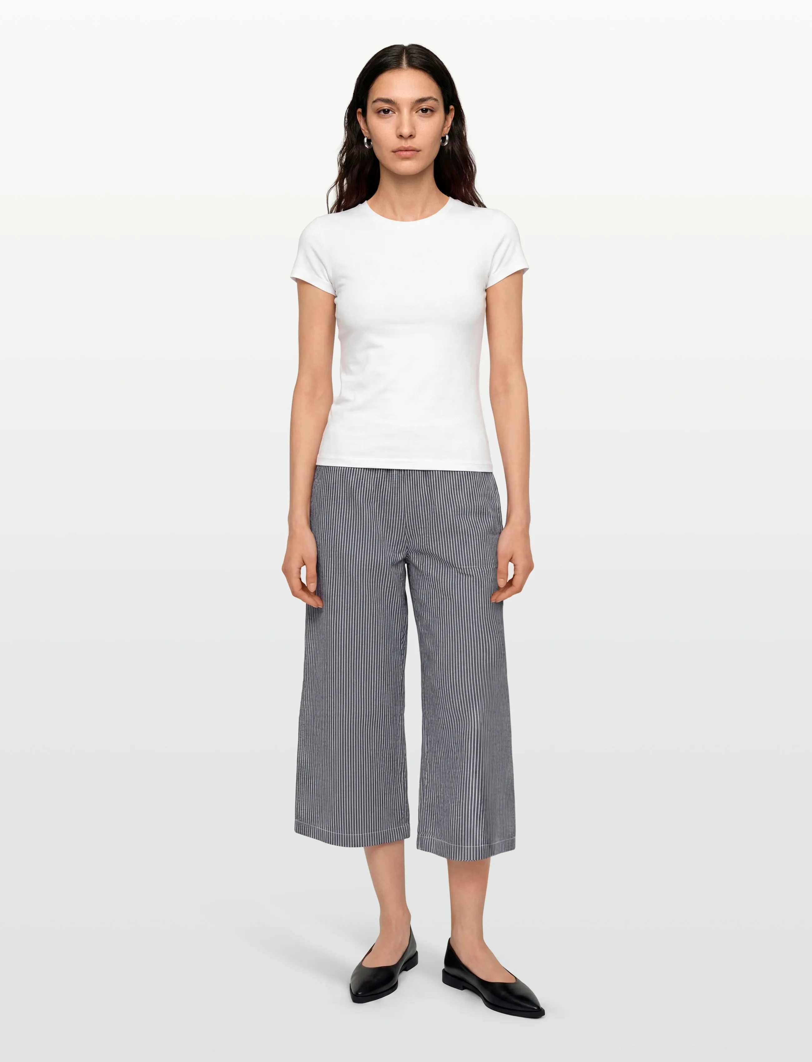 A Part Of The Art Airy Pants, M, Navy, Bukser > Lige Ben, Dame