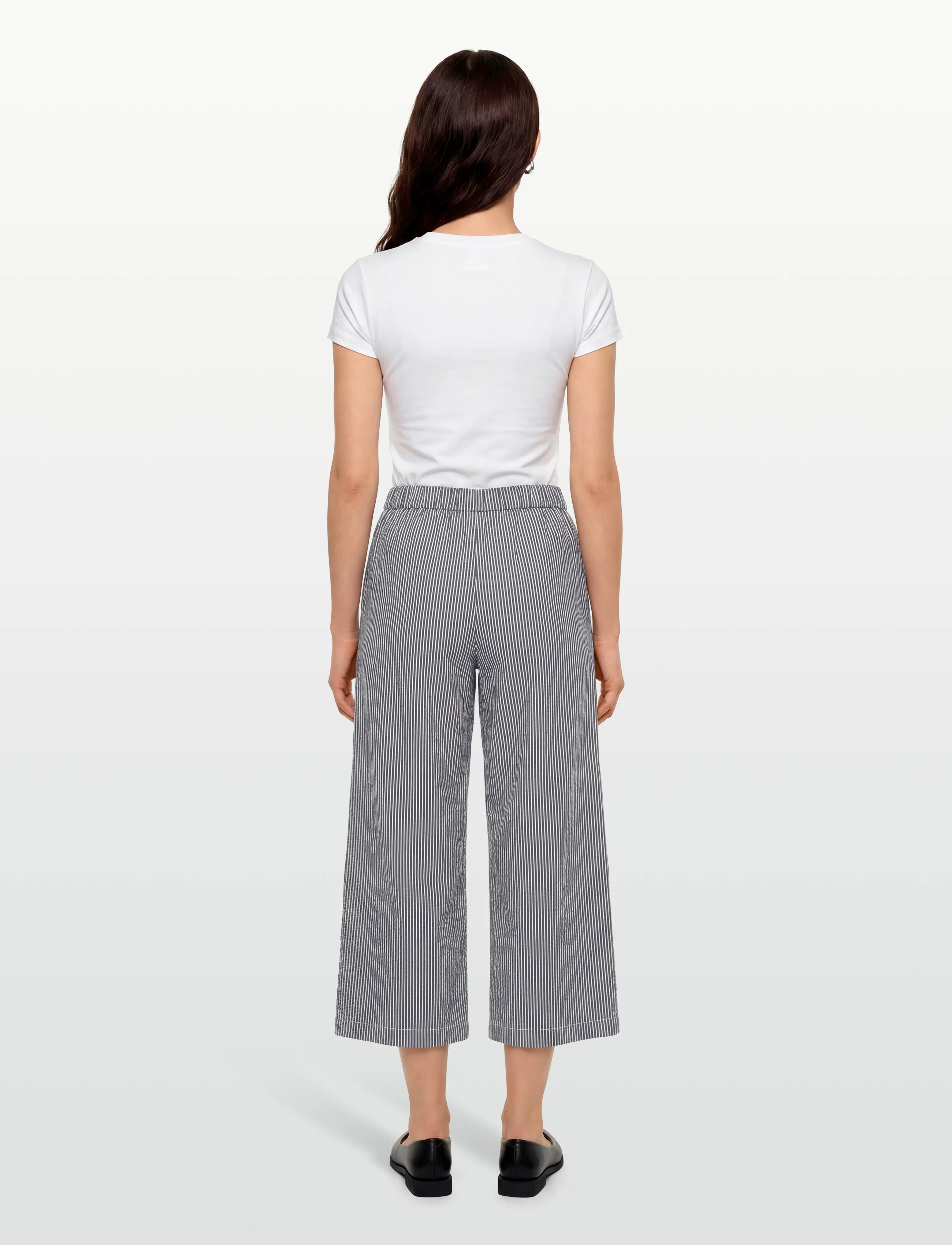 A Part Of The Art - Airy Pants - wide leg trousers - ocean layers stripe - 4