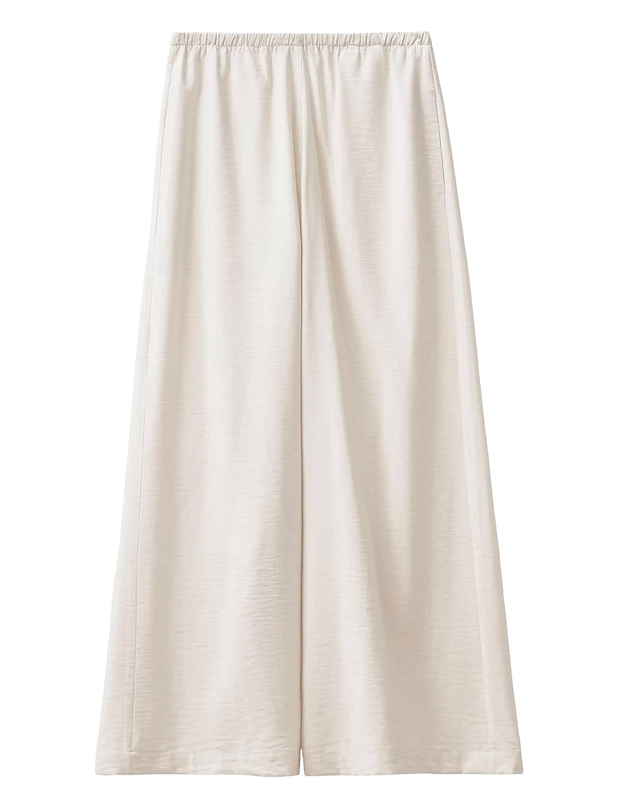 A Part Of The Art - ALLURE PANTS - hosen mit weitem bein - creme - 1