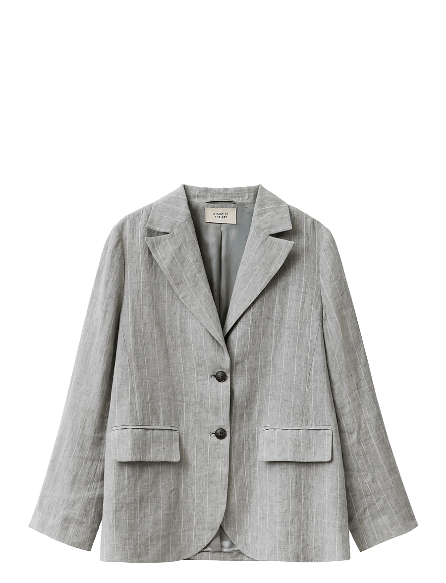 A Part Of The Art - CLOUD BLAZER - einreihige blazer - grey with white stripe - 1