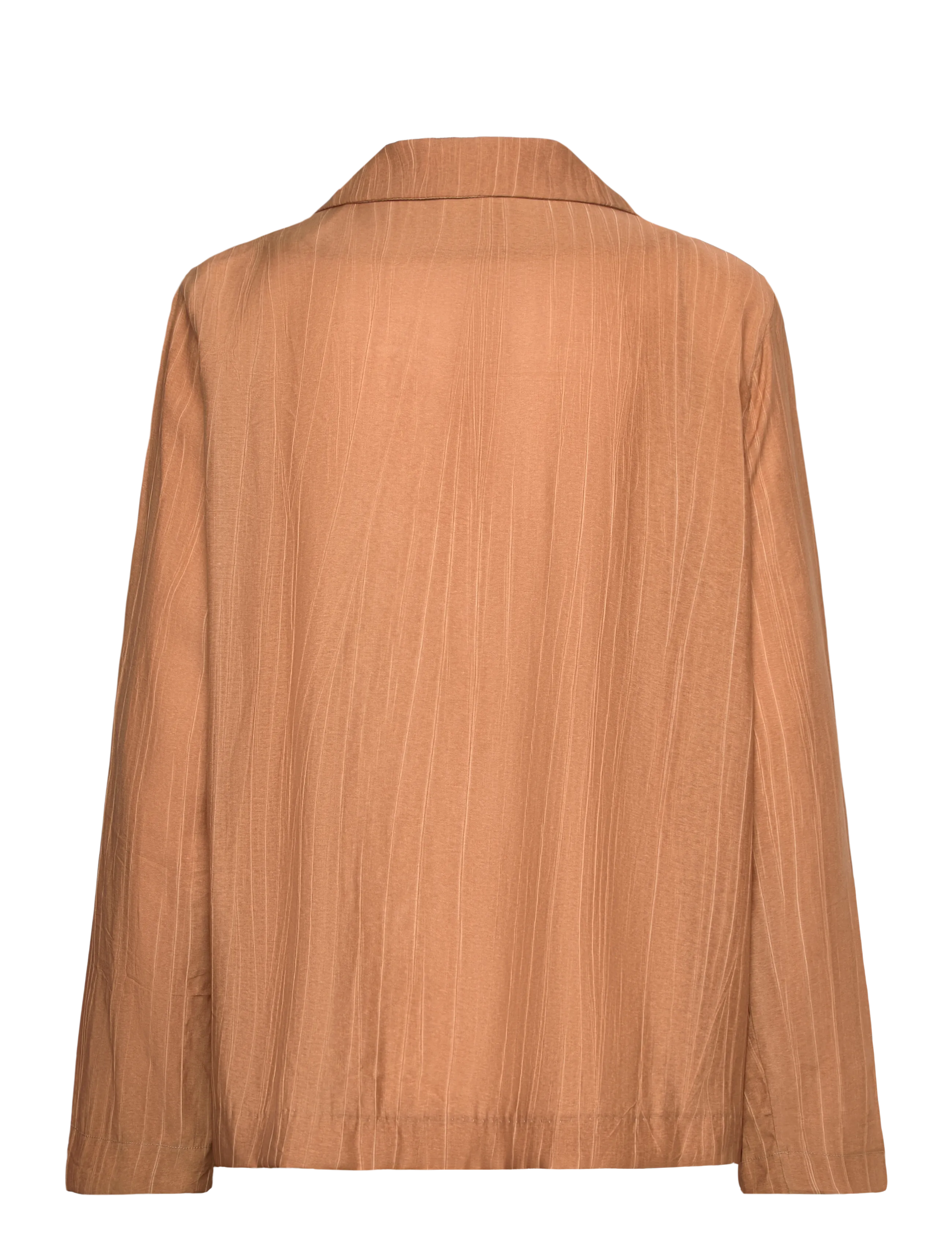 A Part Of The Art - FREE BLAZER SHEER CRINKEL - zweireihige blazer - hazelnut - 2