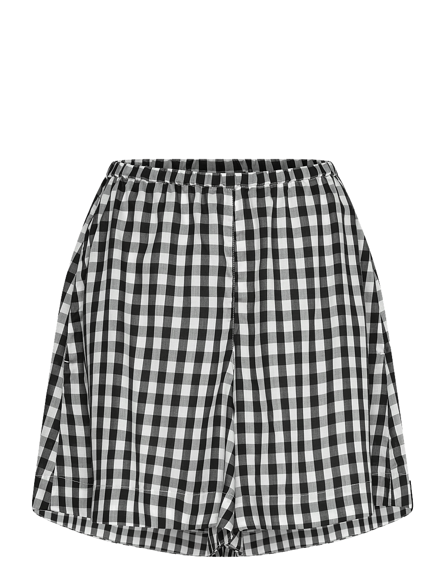A Part Of The Art - ALLURE SHORTS - black and white check - 1