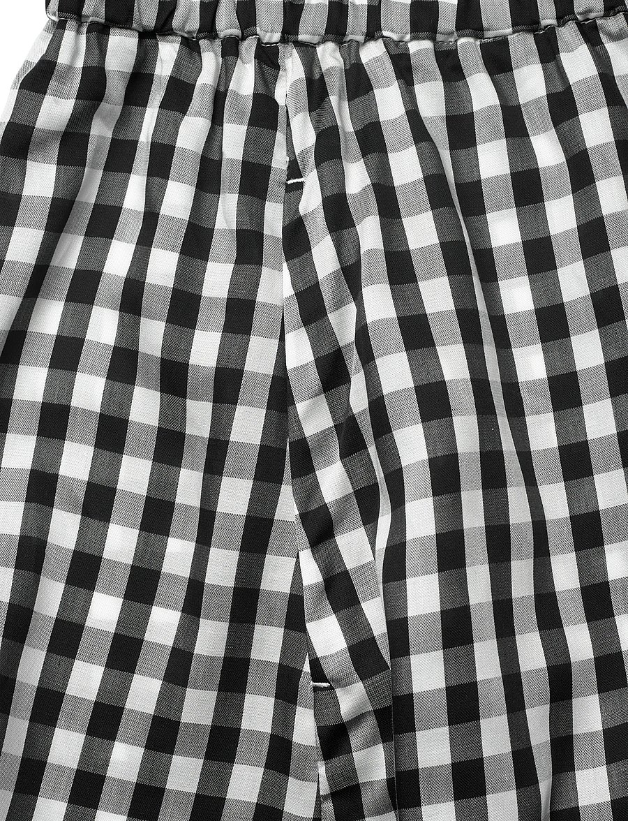 A Part Of The Art - ALLURE SHORTS - black and white check - 3