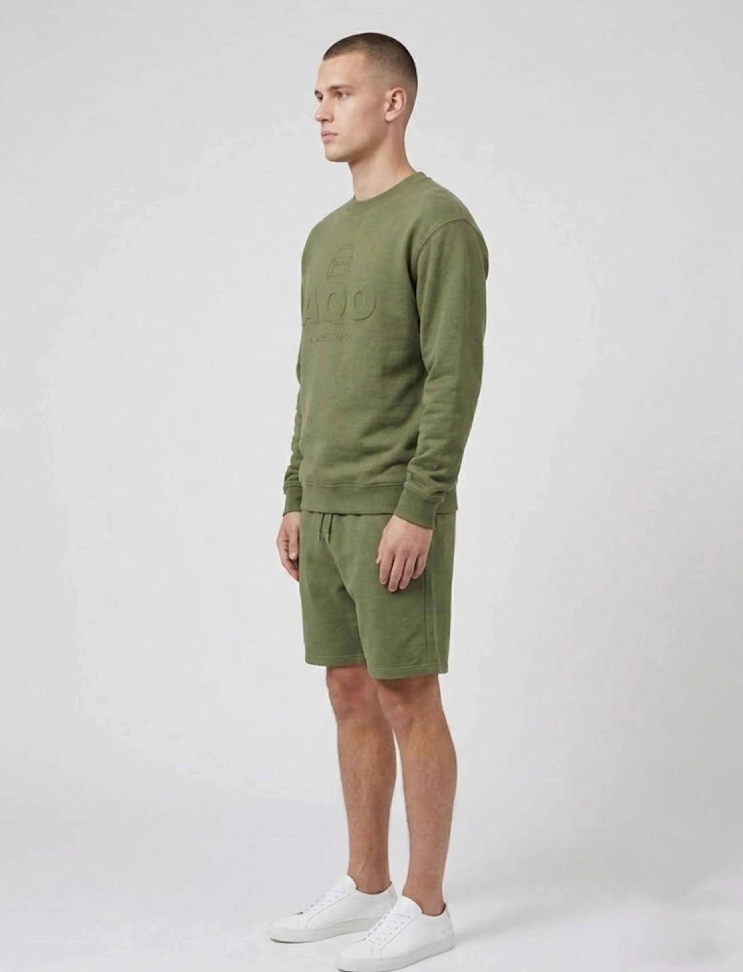 A QUESTION OF - Sweat Shorts - die niedrigsten preise - moss green - 3