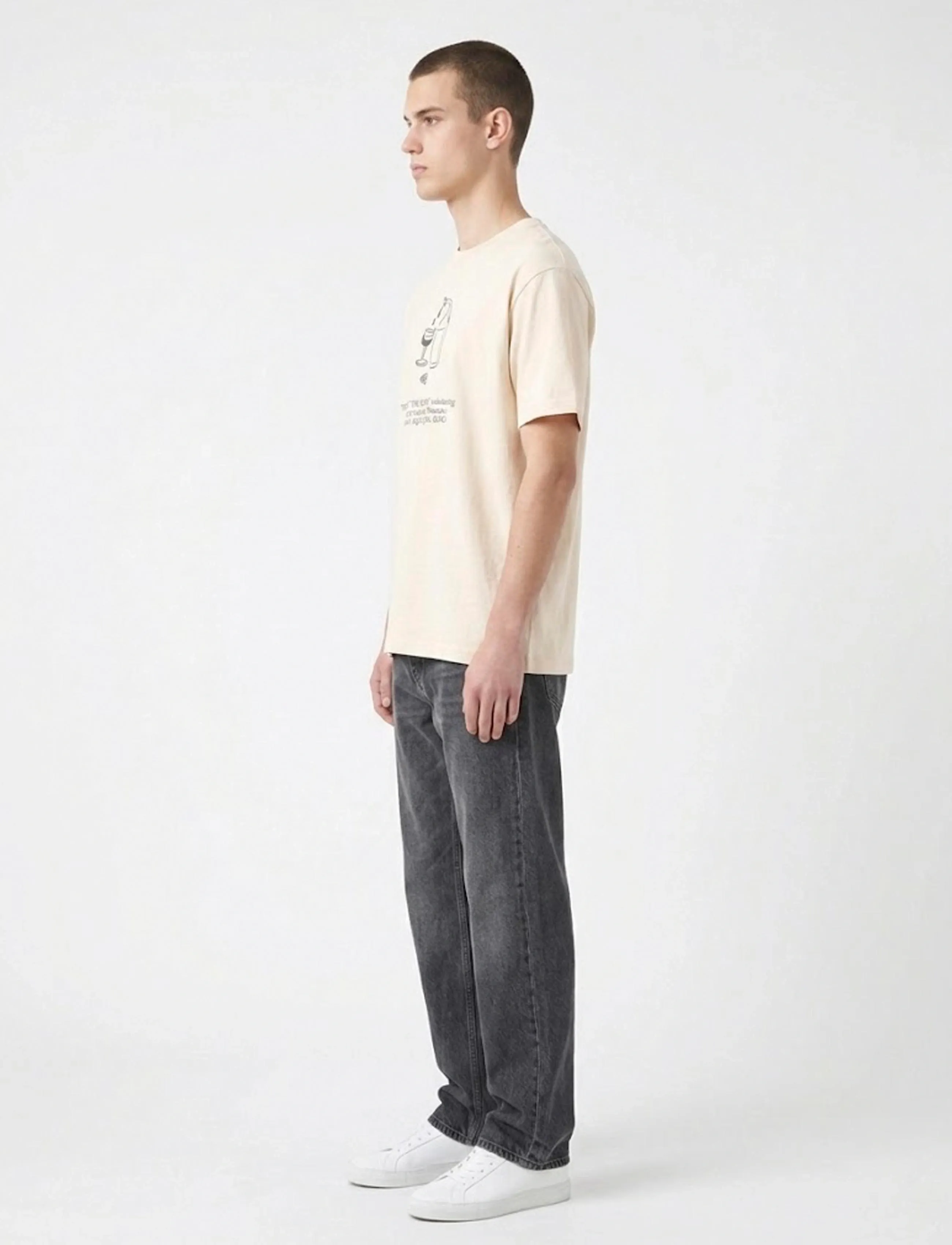 A QUESTION OF - Tee Print Emb - die niedrigsten preise - angora - 3