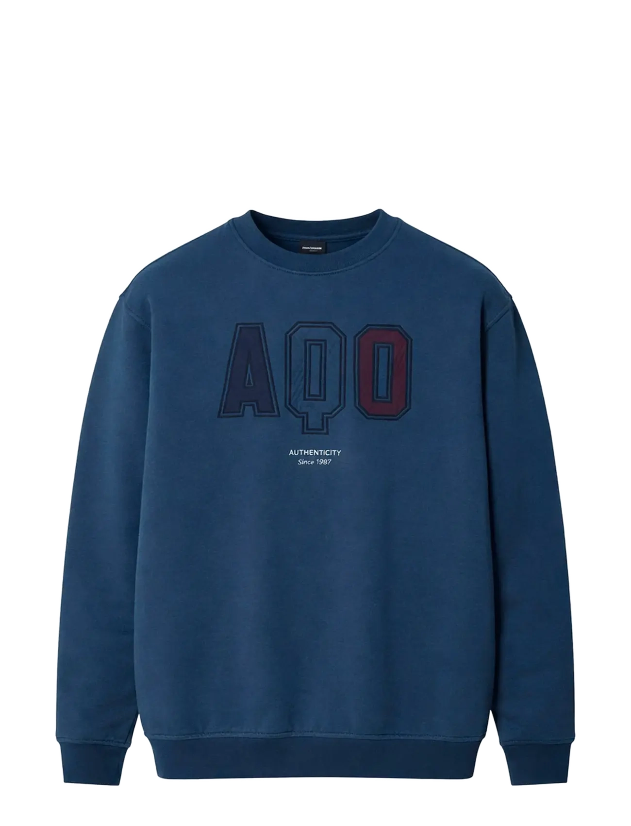 A QUESTION OF Sweat App Emb Blau - XL - Herren
