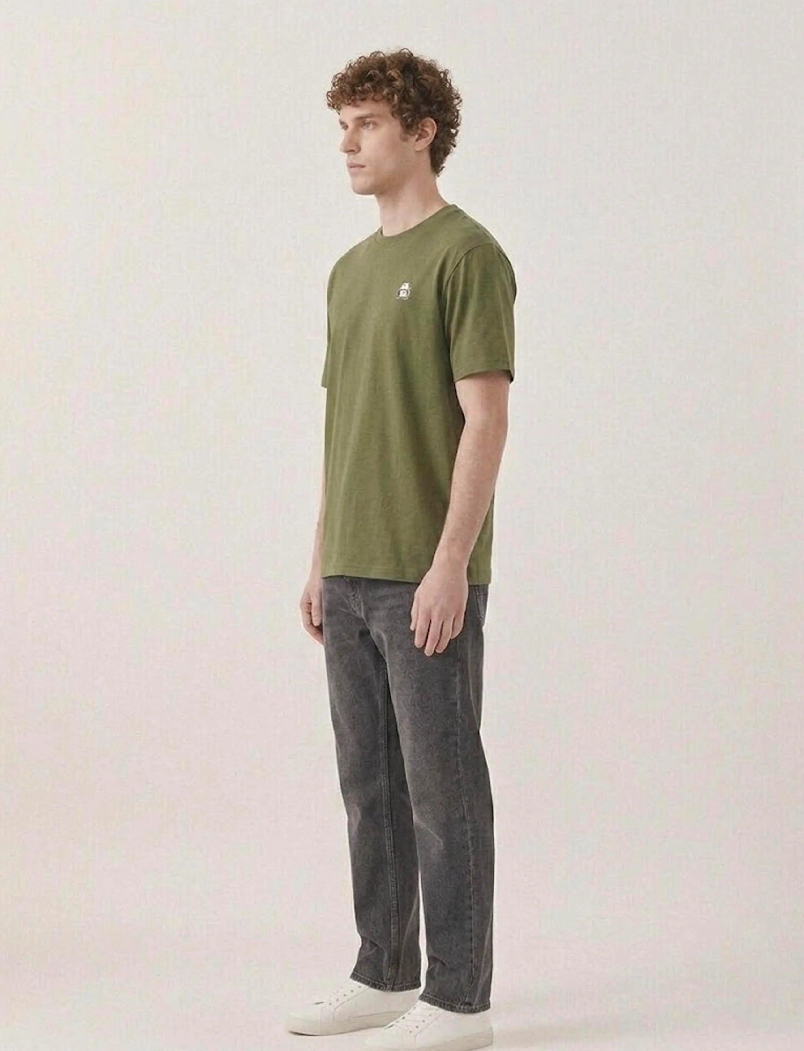 A QUESTION OF - Logo Tee - die niedrigsten preise - moss green - 3