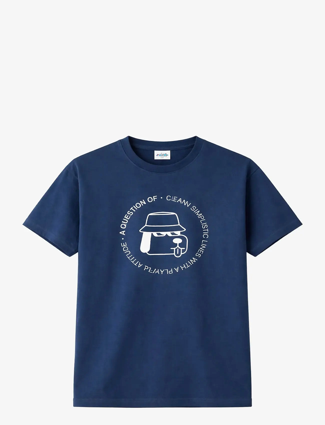 A QUESTION OF - Tee Print - kortärmade t-shirts - sky captain - 1